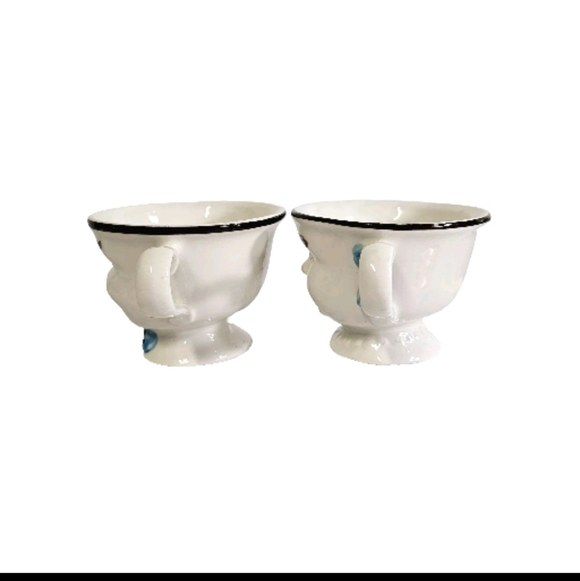 2 Anthropomorphic Baileys Irish Cream His & Hers Winking Mug / Teacup - Picture 6 of 9